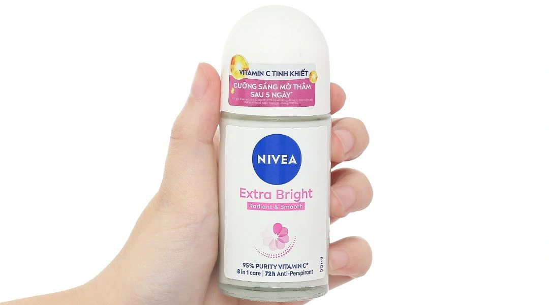 Lăn ngăn mùi Nivea Extra Brightening sáng mịn chai 50ml - 4